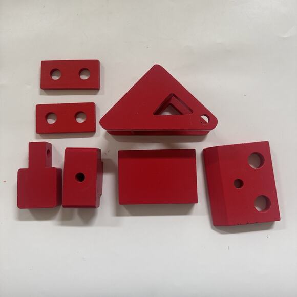 Rare Janod of France Wooden Fire Truck & Firefighters Building Toy READ - Picture 5 of 16